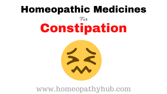 Constipation Homeopathic medicine